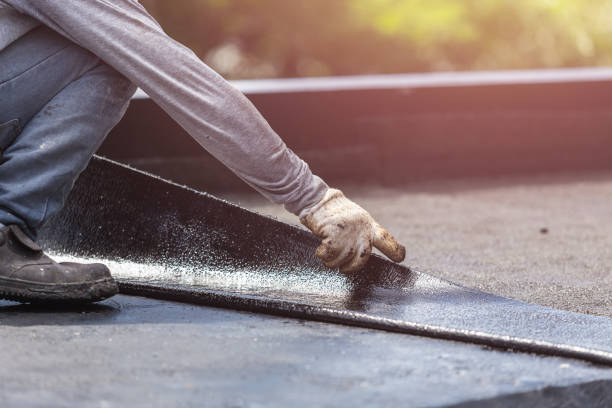 Professional Waterproofing technician working in Akron, IN